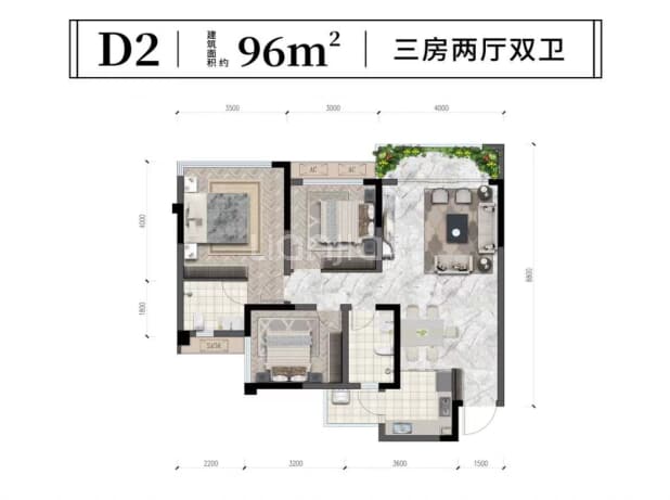 D2 户型图