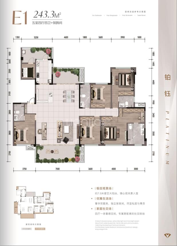 E1 户型图