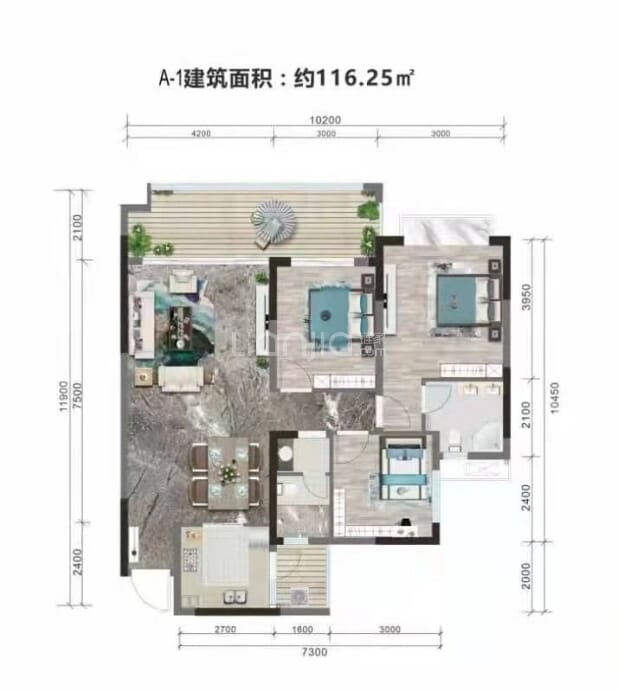A-1 户型图