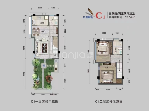 C1 户型图
