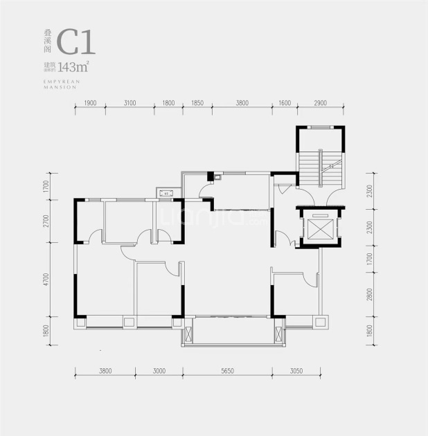 C1 户型图