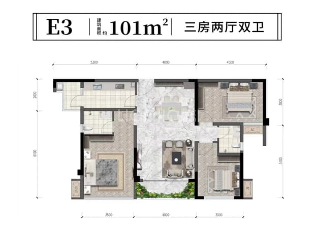 E3 户型图