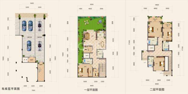 叠拼下 户型图