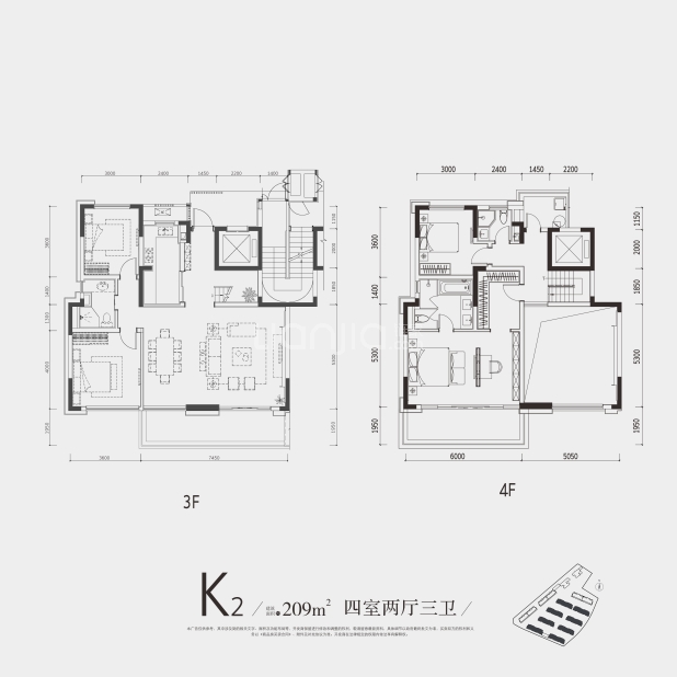 叠云阁K2 户型图