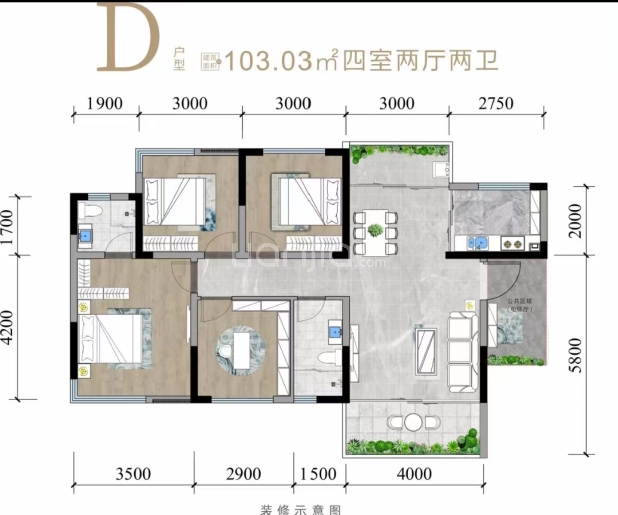 D 户型图