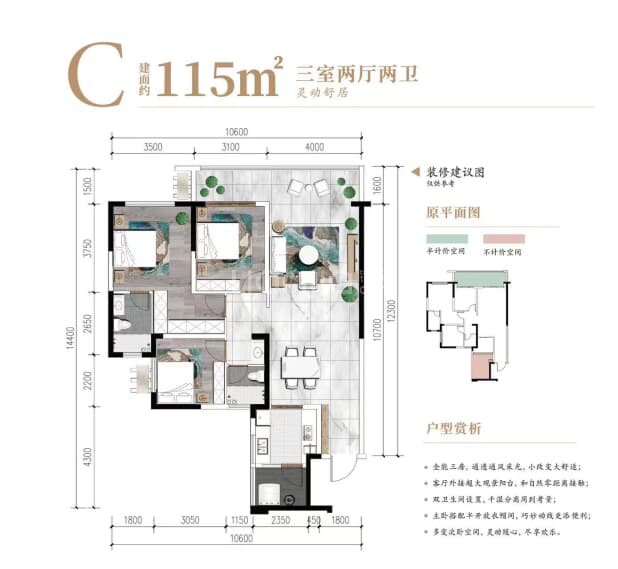 C 户型图