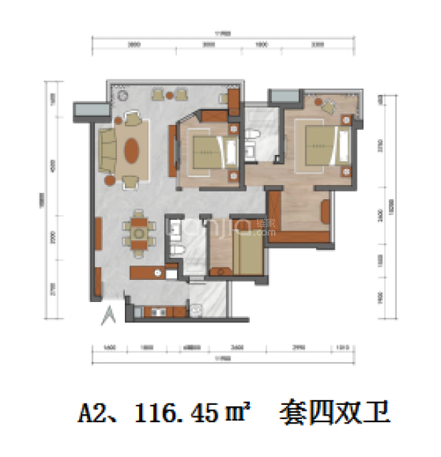 A2 户型图