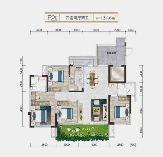 F2 户型图