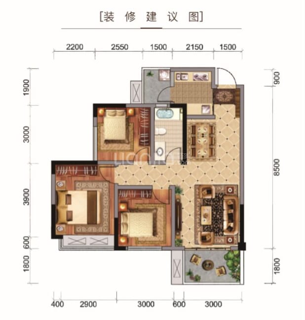 D1 户型图