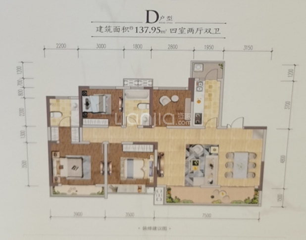 D户型 户型图