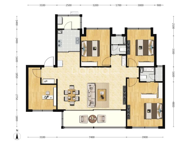 A户型 户型图