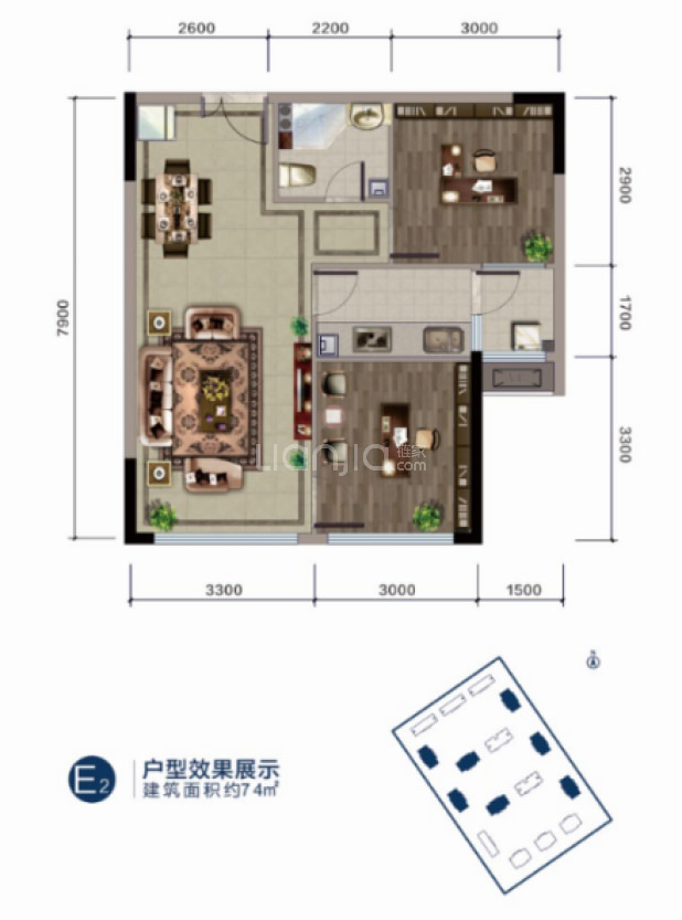 E2 户型图