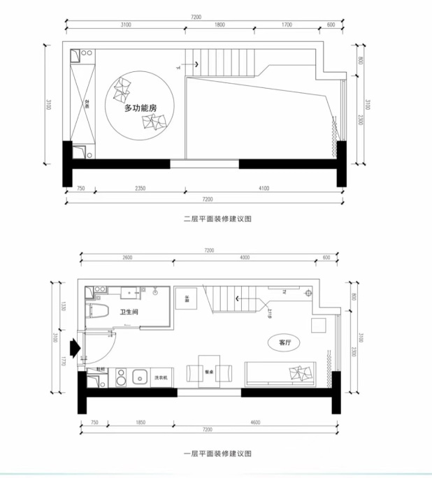 31平米 户型图
