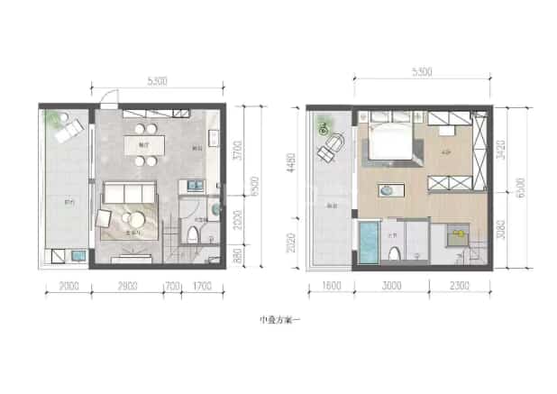 三期商业中叠户型 户型图