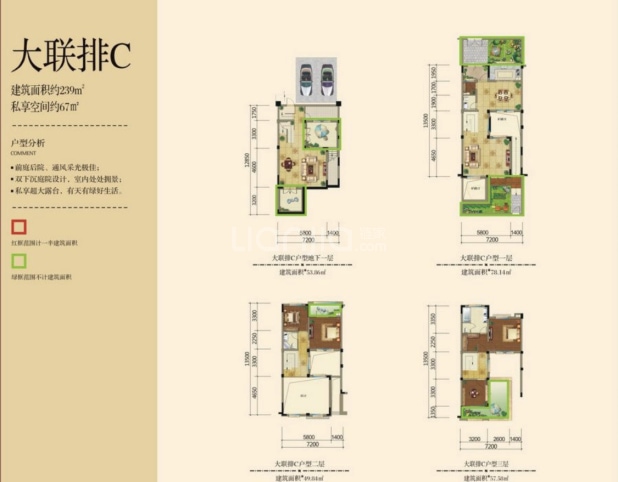 大联排C 户型图