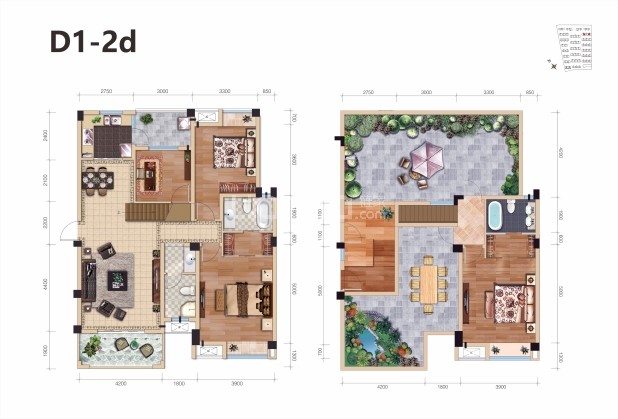 D1-2d 户型图