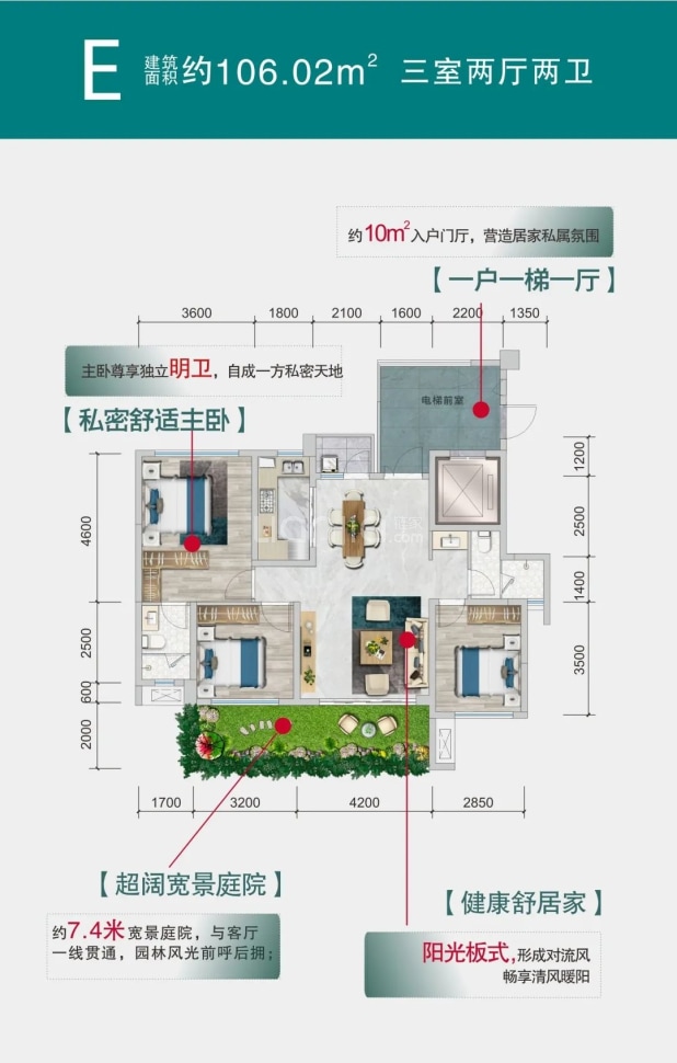 E 户型图