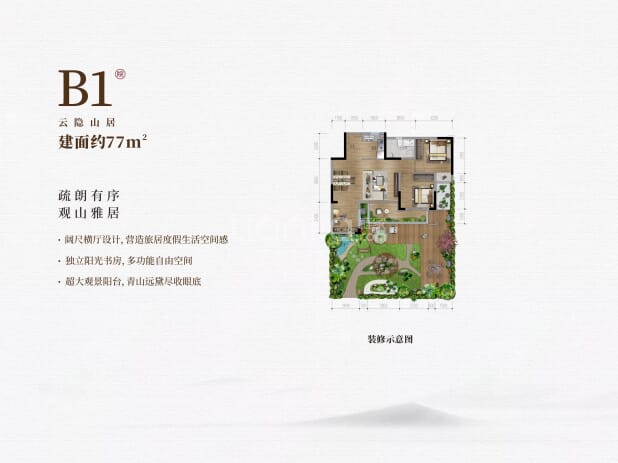 B1 户型图