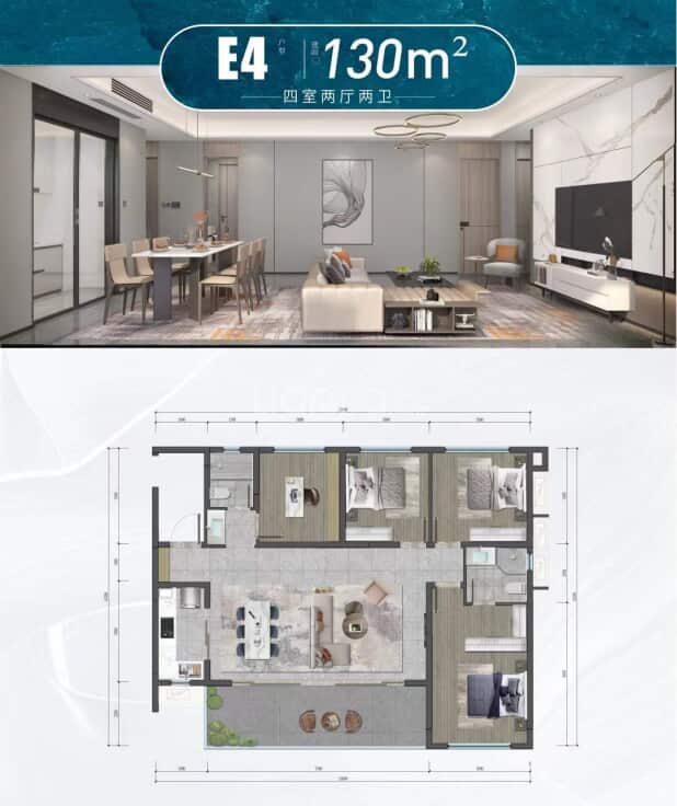 E4 户型图