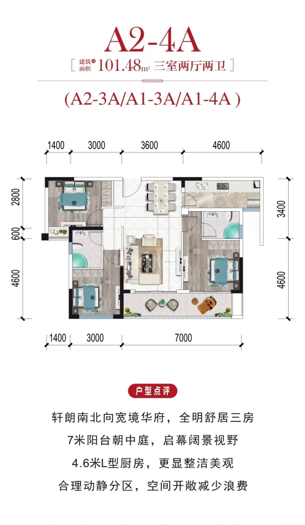 A2-4A 户型图