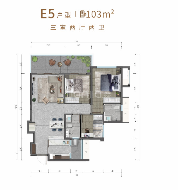 E5 户型图