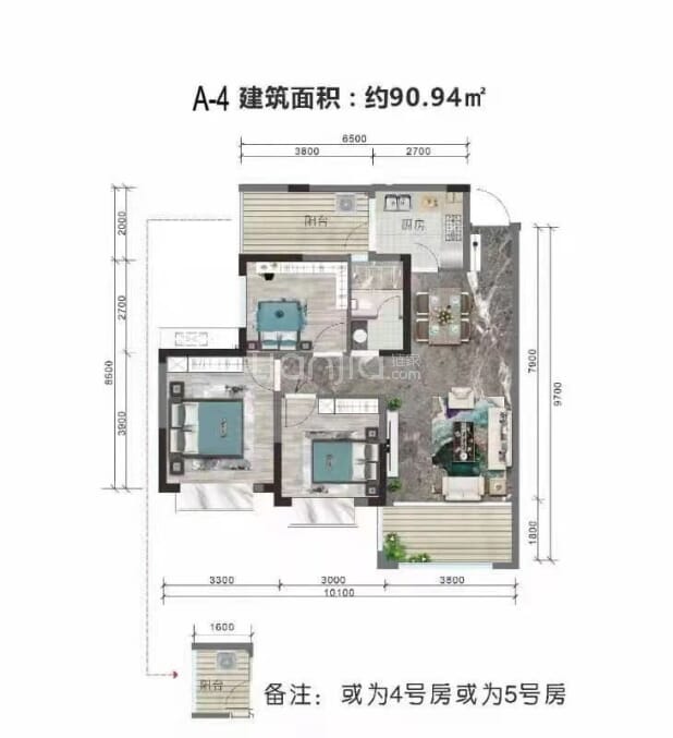 A-4 户型图