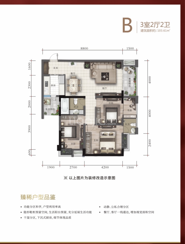B 户型图