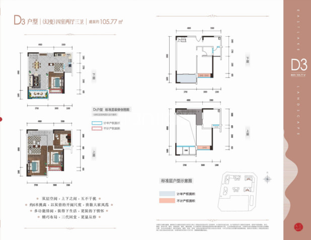 D3户型 户型图