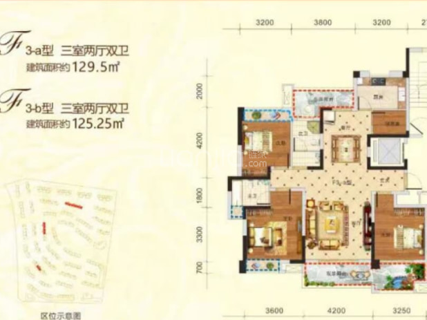 F3-B 户型图