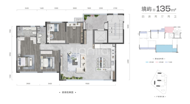 135 户型图