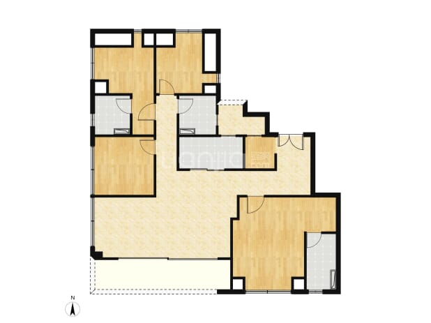 A2-143㎡-端厅 户型图
