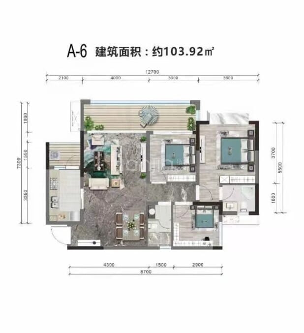A6 户型图