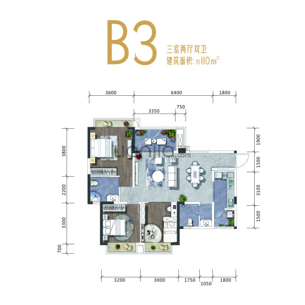 B3 户型图