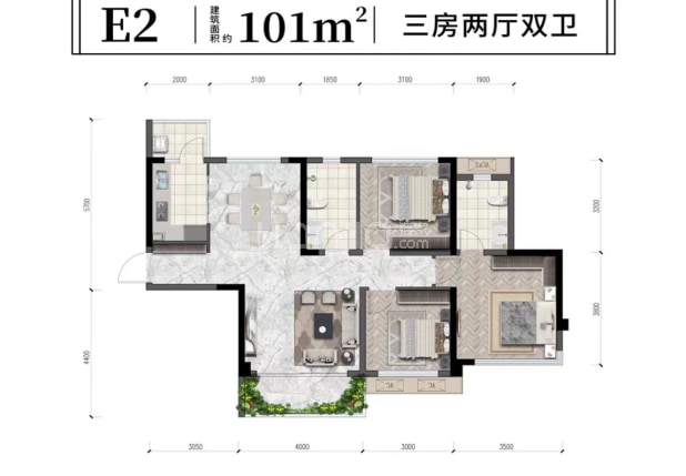 E2 户型图