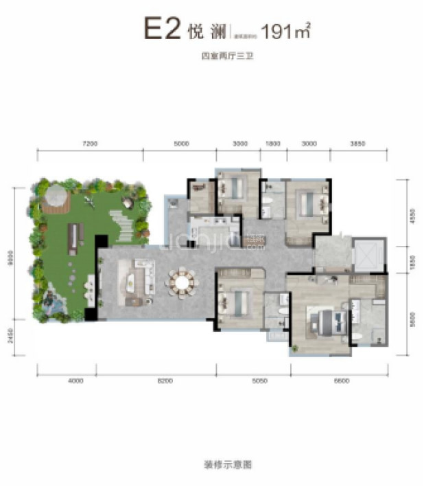 E2 191 户型图