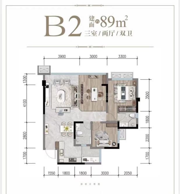 B2 户型图