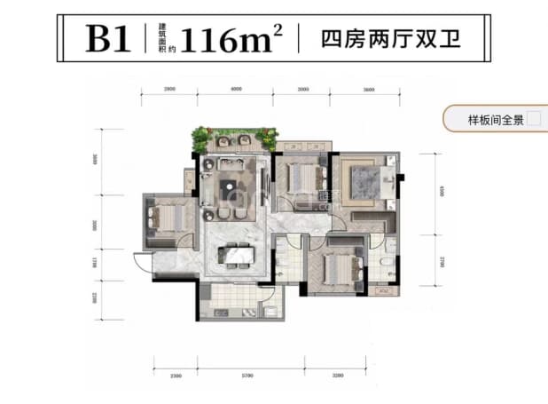 B1 户型图