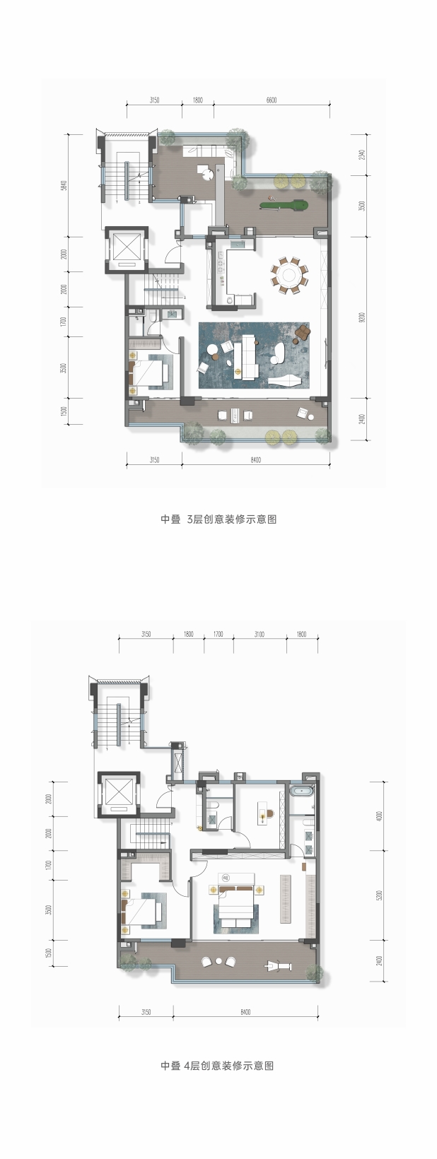 润安-中叠中户E5-2 户型图