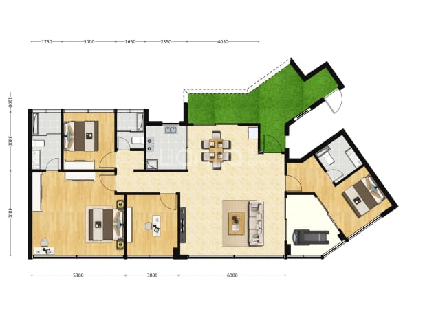 锦栖139㎡户型图 户型图
