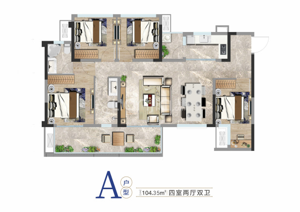A户型 户型图
