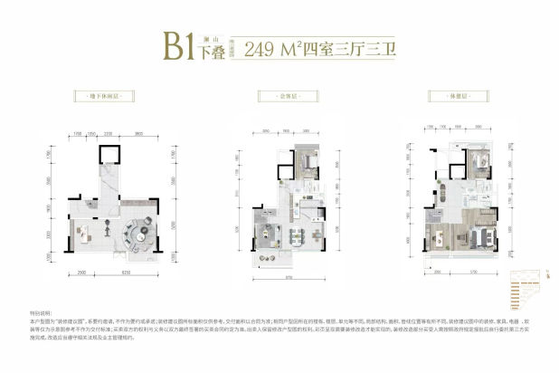 B1-249m下叠 户型图