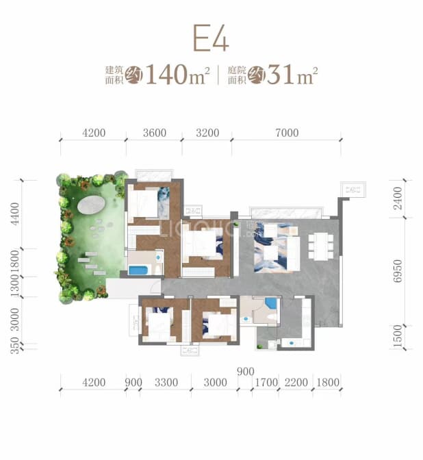 E4 户型图