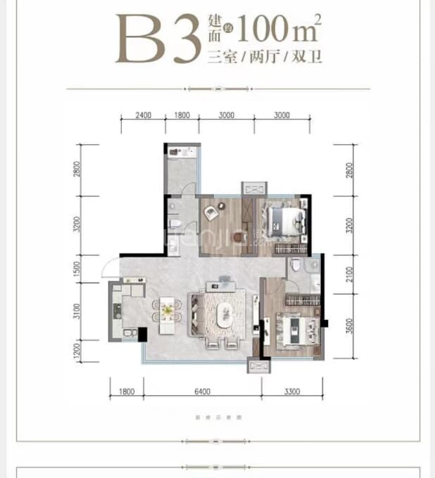B3 户型图