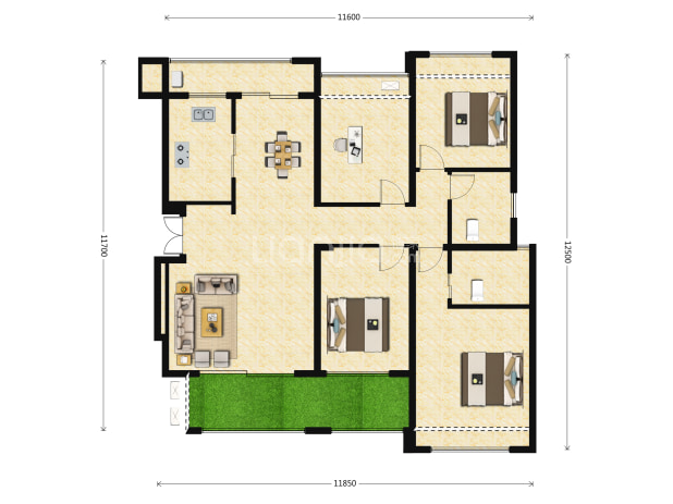 D1 户型图