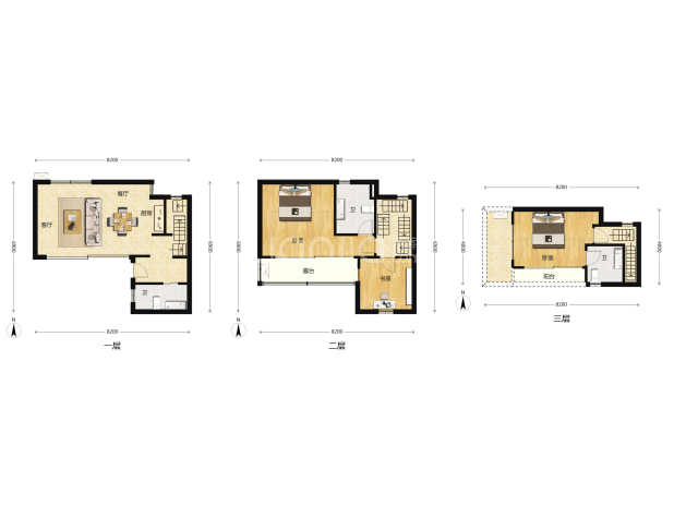 111㎡户型 户型图