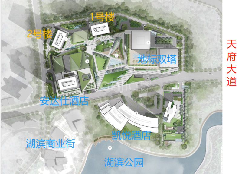 蔚蓝卡地亚中心CEO公馆